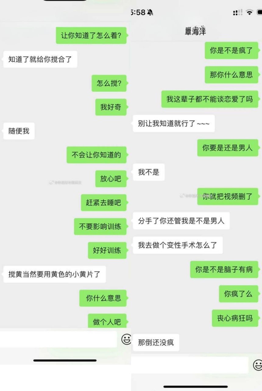 【大瓜回顾】奥运会冠军覃海洋 孕期出轨曝光女友亲密视频预览图08